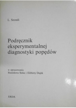 Podręcznik eksperymentalnej diagnostyki popędów