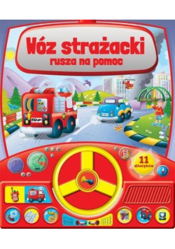 Książeczka dźwiękowa Wóz strażacki rusza na pomoc