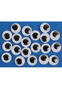 Ruchome oczka 6mm 25szt