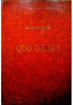Quo Vadis ? powieść z czasów Nerona