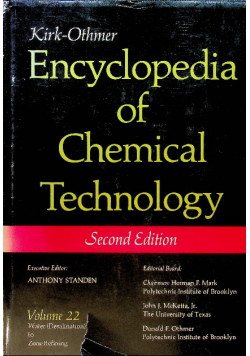 Encyclopedia of chemical technology vol 22