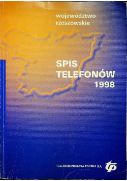 Spis telefonów 1998