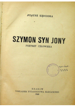 Szymon syn Jony 1948 r.