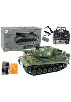 Czołg Tygrys R/C 1:18 zielony