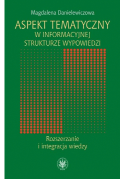 Aspekt tematyczny w informacyjnej strukturze..