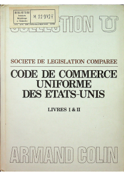 Code de commerce uniforme des etats unis