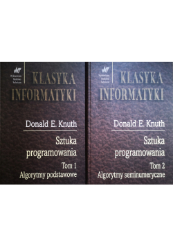 Sztuka programowania tom I i II