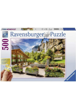 Puzzle 500 Lauterbrunnen, Szwajcaria