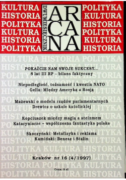 Dwumiesięcznik Arcana nr 16 / 4