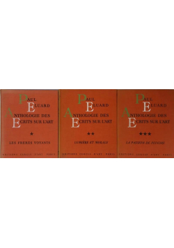 Anthologie des Encrits sur l art tom 1 do 3