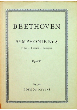 Beethoven Symphonie nr 8 Opus 93