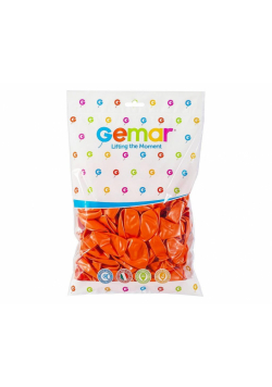 Balony metaliczne Pomarańczowe 100szt
