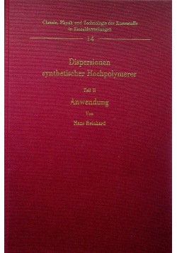 Dispersionen synthetischer hochpolymerer
