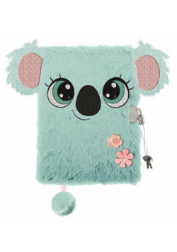 Pamiętnik z kłódką A5/96K Włochacz Koala