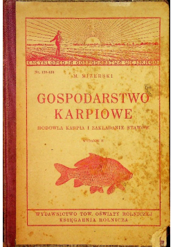 Gospodarstwo karpiowe 1935 r.