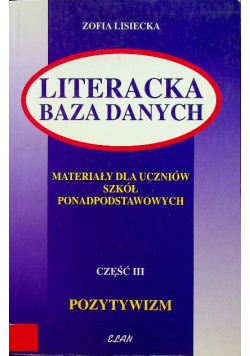 Literacka baza danych część III