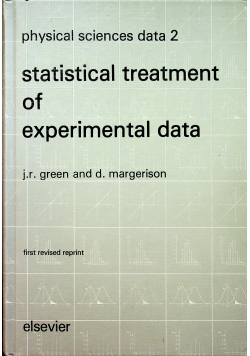 Statistical treatment of experimental data