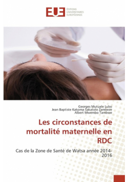 Les circonstances de mortalité maternelle en RDC