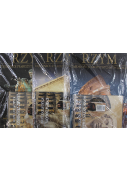 Rzym tajemnice starożytnych cywilizacji 3 tomy z DVD