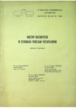 Maszyny Matematyczne w sterowaniu proces
