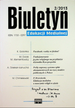 Biuletyn Edukacji Medialnej Numer 2