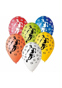 Balony premium Piłkarze 30cm 5szt