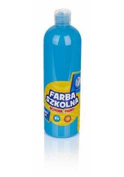 Farba szkolna niebieska 500ml ASTRA