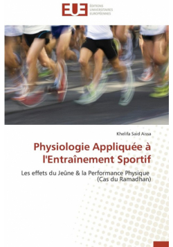 Physiologie appliquée à l'entraînement sportif