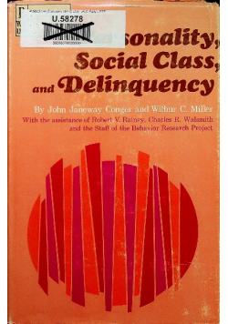 Personality Social Class and and Delinquency