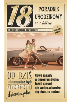 Kartka okolicznościowa Urodziny 18 U15