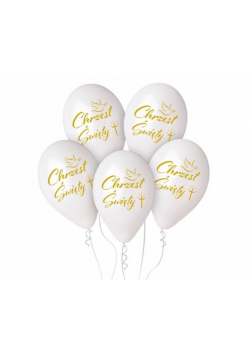 Balony premium hel Chrzest 33cm 5szt