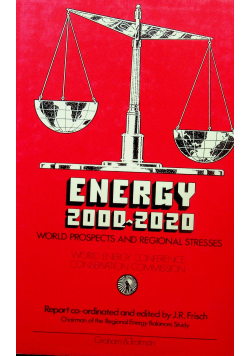 Energy 2000 2020 World prospects and regional stresses
