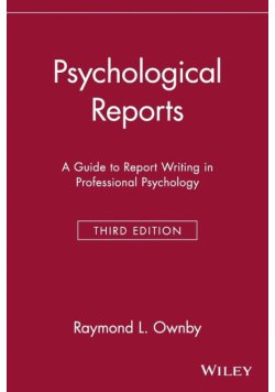 Psychological Reports 3e