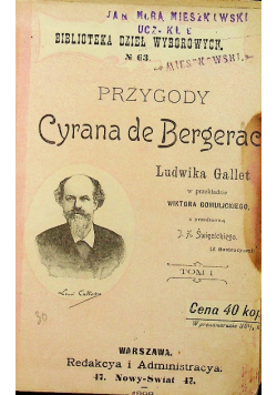 Przygody Cyrana de Bergerac 1898 r.