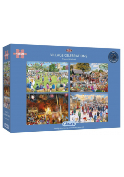 Puzzle 4x500 Wiejskie uroczystości G3