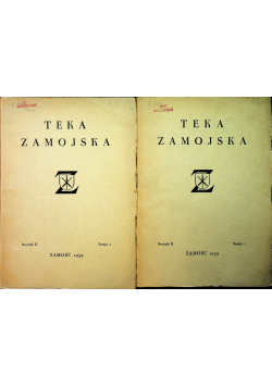 Teka Zamojska zeszyt 1 i 2
