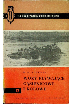 Wozy pływające gąsienicowe i kołowe