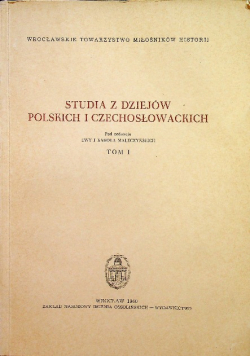 Studia z dziejów polskich i czechosłowackich