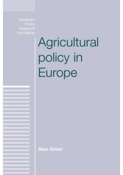 Agricultural policy in Europe