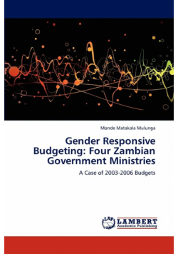 Gender Responsive Budgeting
