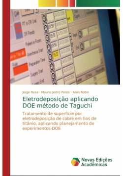 Eletrodeposição aplicando DOE método de Taguchi