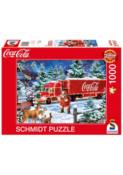 Puzzle 1000 Coca-Cola Świąteczna ciężarówka