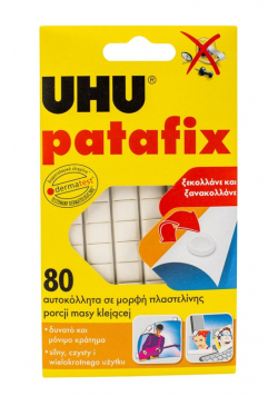 Masa klejąca UHU PATAFIX 80 porcji