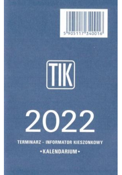 Kalendarz 2022 Wkładka TIK TELEGRAPH