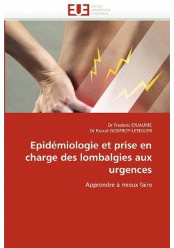 Epidémiologie et prise en charge des lombalgies aux urgences