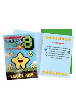 Karnet Urodziny 8 level up
