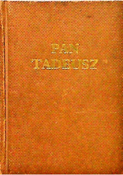 Pan tadeusz reprint z 1834 r