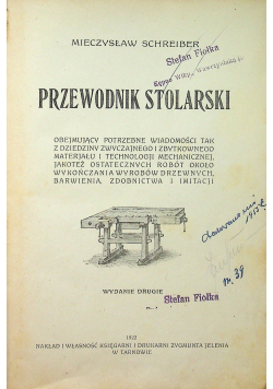 Przewodnik stolarski 1922 r.
