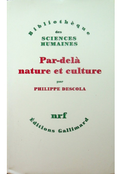 Par dela nature et culture