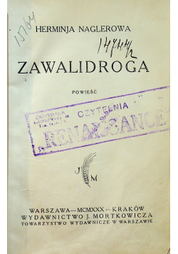 Zawalidroga 1930r